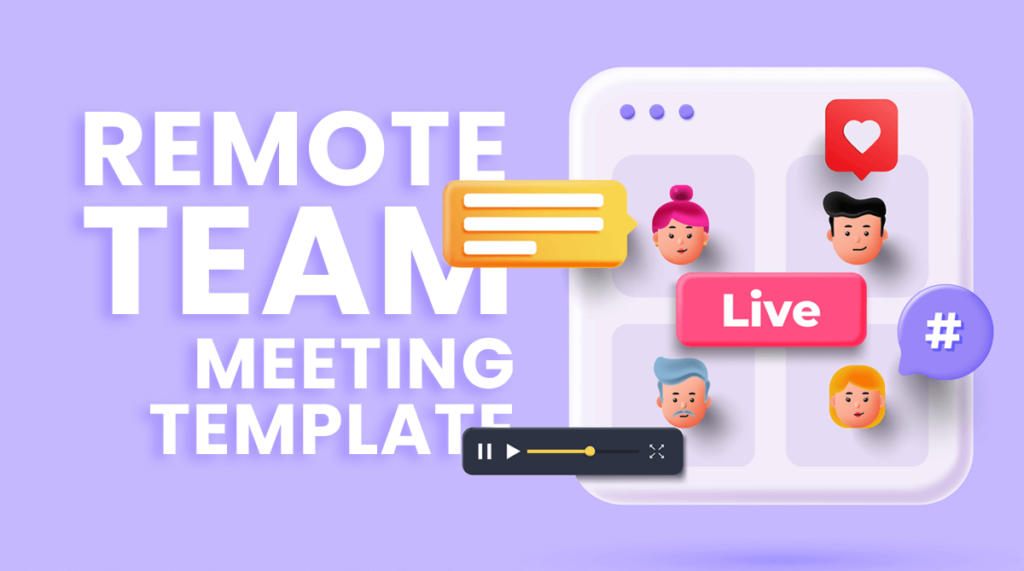 Remote Teams Meeting Kanban Board Template | Free Teamly Templates